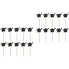 10pcs Lavagna raccoglie mini lavagne in legno Toppers di lavagna in legno