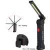 MINI TORCIA LED RICARICABILE COB MAGNETICA SNODATA LUCE LAMPADA LAVORO MECCANICO