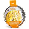 DECORA Teglia stampo CROSTATA con foro mobile - Ø30cm - in ACCIAIO antiaderente