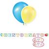 BIG PARTY Festone Bentornato / Bentornata / Bentornati / - addobbo festa - 6mt