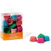 DECORA 200 mini pirottini in carta forno - Arancio, Verde, Rosa, Giallo - ø2,7 x h1,7cm