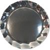 EX.TRA. 4 Sottopiatti Ø32,4cm ARGENTO LUCIDO piatto MAXI sottopiatto in carta monouso
