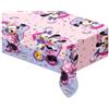 DECORATA PARTY Tovaglia in plastica MINNIE e PAPERINA 120x180cm - tavolo festa per bambini