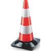 EffeDecor CONO STRADALE BIRILLO BICOLORE ROSSO NERO IN LTPE SPARTITRAFFICO SEGNALETICO