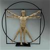 Parastone Statuetta Uomo Vitruviano di Leonardo Da Vinci Scultura Decorativa Arte