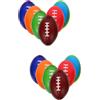 Mini palloni da calcio da rugby da 6 pezzi Mini palloni sportivi da calcio da