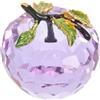 1pc Christmas Apple Adornment Artificiale Crystal Crystal Decorazione del