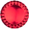 BIG PARTY 6 Sottopiatti Ø30cm ROSSO LUCIDO piatto MAXI sottopiatto in carta monouso