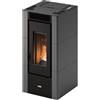 Cadel Stufa a Pellet Ventilata 5.5 kW 11Kg 154 m3 Antracite 7025099 CRISTAL 6 T1 Cadel