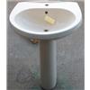 SIP LAVABO + COLONNA CHAMPAGNE TUTTO IN PORCELLANA 100% SANITARI BAGNO LAVELLO