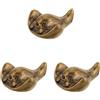 Figurina per animali in ottone carino Mini Devil Fish Design adatto per