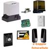 FAAC KIT FAAC DELTA 3 KIT AUTOMAZIONE CANCELLO SCORREVOLE 900kg 230V + 2 FOTOCELLULE