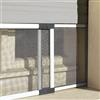 TENDA ZANZARIERA ESTENSIBILE A PANNELLO ALLUMINIO AVORIO RAL1013 MIS 50x70 reversibile