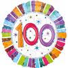 ANAGRAM Pallone PALLONCINO 100 ANNI in foil MYLAR prismatico - gonfiabile ad elio - 45cm