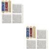 Set da 3 Mezuzah con pergamena per porta - Custodia per Mezuzah di Gerusalemme