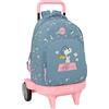 safta SNOOPY - Zaino grande con ruote, Compact Evoluzione, rimovibile, ideale per bambini di diverse età, comodo e versatile, qualità e resistenza, 33 x 22 x 45 cm
