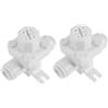 2 Pcs Valvola Di Controllo Del Flusso Dell'acqua Regolatore Pressione Filtro