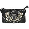 Handbag Express Borsa in ecopelle Western Floral Black Beige GP2069W13BLKBEIGE