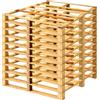 Palucart SET 10 Bancali Pallet Bancale 80x120 cm in Legno Pedane per Magazzino, Logistica