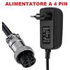 SHARD-LAB 😍 ALIMENTATORE MIXER CONSOLLE DJ A 4 PIN 15V/48V SWITCHING SERIE DY-28 FJ-18