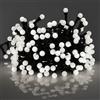 Pan Srl Catena luminosa con Led a sfera luci di Natale 10 metri prolungabile fino a 2 pz