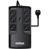 Nilox UPS OFFICE PREMIUM LI 850 VA gruppo di continuità (UPS) A linea interattiv