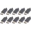 No 10 Pezzi Tipo C Usb3.1 3A Connettori USB A Ricarica Rapida Jack Cod3535