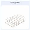 Organizer trucco trasparente, divisorio cassetto, porta palette ombretti