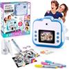 Canal Toys - Photo Creator - Fotocamera con stampa istantanea blu per bambini 8 anni+ - Selfie e videocamera - Stampa senza inchiostro su carta termica - Idea regalo - CLK 057