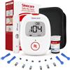 sinocare Misuratore glicemia senza codifica con 50 strisce risultati rapidi mg/dL