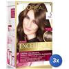L'Oréal 3x Bundle L'Oréal Paris Excellence Crème Castano Chiaro 5