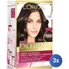 L'oréal paris 3x Bundle L'Oréal Paris Excellence Crème Castano Scuro 3