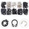 200pcs Iron SETENING CIRCLIP E Shape Axle ANELLO ACCESSORI ACCESSORI PORTAINER