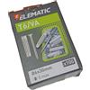 Elematic TASSELLO TASSELLI IN NYLON + VITI Ø 6X30 - PEZZI 100 - ELEMATIC T6/VA