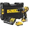 DEWALT DCD706D2-QW Trapano avvitatore con percussione Compatto XR 12V 2x2.0Ah