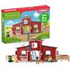 Schleich FARM WORLD | Grande fattoria rossa con casa colonica 42606