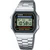 Casio Orologio CASIO A168WA-1YES VINTAGE lcd UNISEX digitale Acciaio Crono ORIGINALE