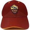 Roma AS Roma Cappello Ufficiale Berretto Cappellino con Visiera Modello Regolabile