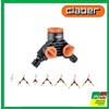 Claber PRESA 2 VIE CLABER COLLEGAMENTO RUBINETTO IRRIGAZIONE REGOLAZIONE FLUSSO