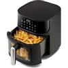Girmi Friggitrice ad Aria 6 Litri Air Fryer GIRMI 1500 W Cestello Antiaderente 1300g