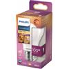 Philips LAMPADINA LED GOCCIA E27 100W LUCE CALDA BIANCA DIMMERABILE ALTA LUMINOSITA RISP