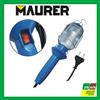 MAURER LAMPADA DA LAVORO PORTATILE CON GABBIA PER OFFICINA MAURER ATTACCO E27 10MT