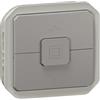 LEGRAND, Plexo 069538L - Interruttore per tapparelle con blocco elettrico e meccanico, 6A, 250 V, 500 W, colore: Grigio