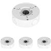 Dahua Technology PFA130-E - Box di giunzione impermeabile, Per per camera tubolare e mini-dome, Alluminio, Capacità portante 3 kg, Bianco (Confezione da 4)