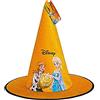 Ciao 29006 - Cappello Cono da Strega in Tessuto Disney Frozen Halloween, Arancio, Taglia Unica