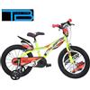 Dino Bikes Bici Bambino RAPTOR 14" Giallo Fluo-Dino Bikes