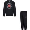 Converse Tuta da Ragazzo Dissected Nero Taglia 10-12 A Cod 9CG574-023