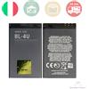 BL-4U Nuova Batteria Per Nokia 5330 5730 6212 6216 6600 E66 E75