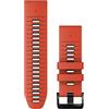 Garmin Cinturino Originale Garmin per epix 2 Pro, 26mm, QuickFit, Silicone, Flame Red & Graphite