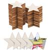Dischi di legno 50pz 4cm per pittura, matrimoni, fai da te, regali